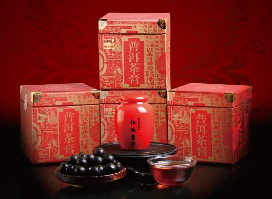 蒙顿方盒红运当头茶膏老款，中国茶文化